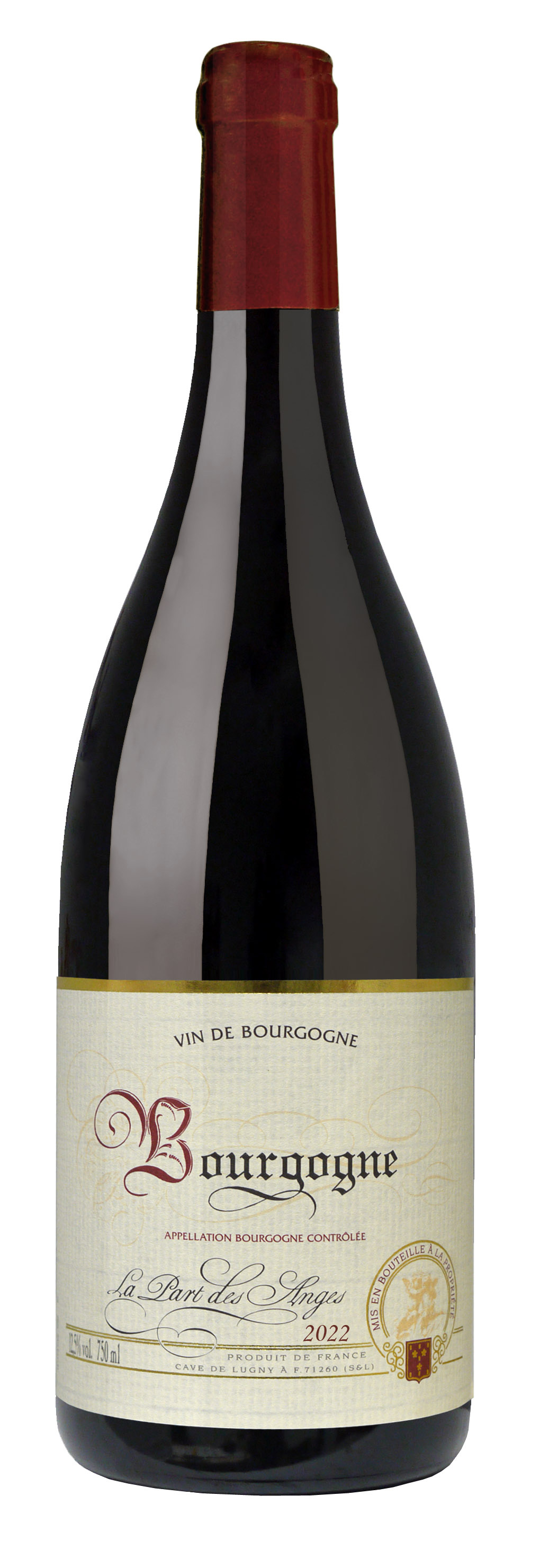 Bourgogne Rouge 'La Part des Anges' AC - Cave de Lugny 2022