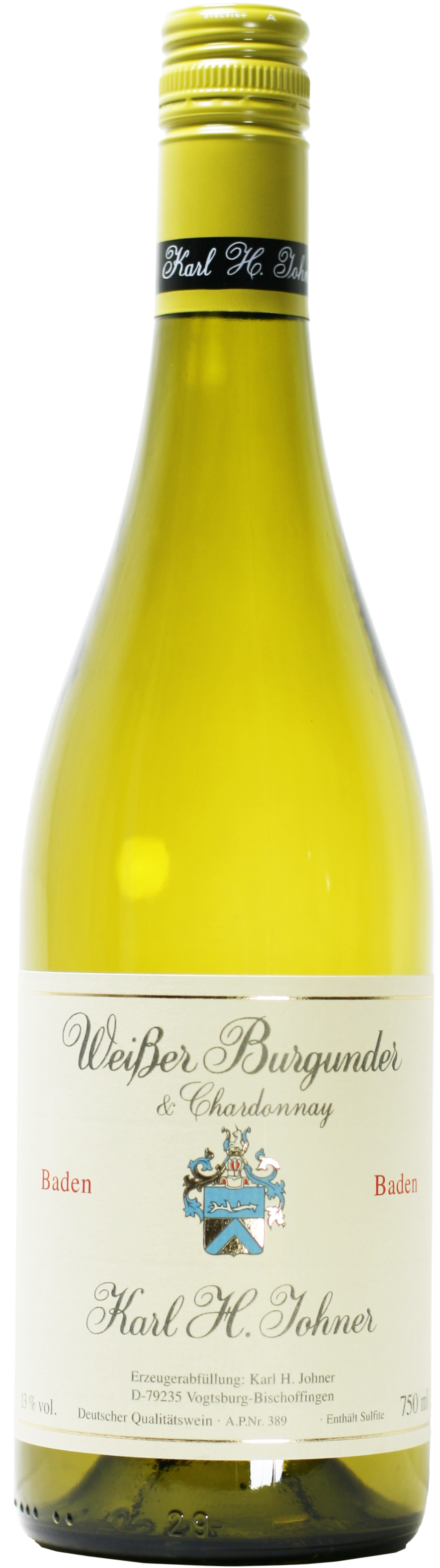 Weisser Burgunder & Chardonnay - Johner 2024
