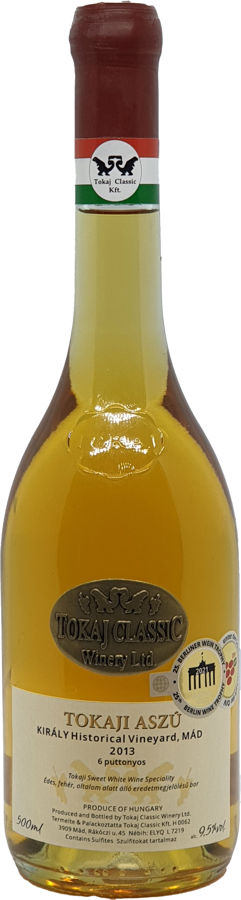 Tokaji Aszú 6 Puttonyos 0,5 - Tokaj Classic 2013